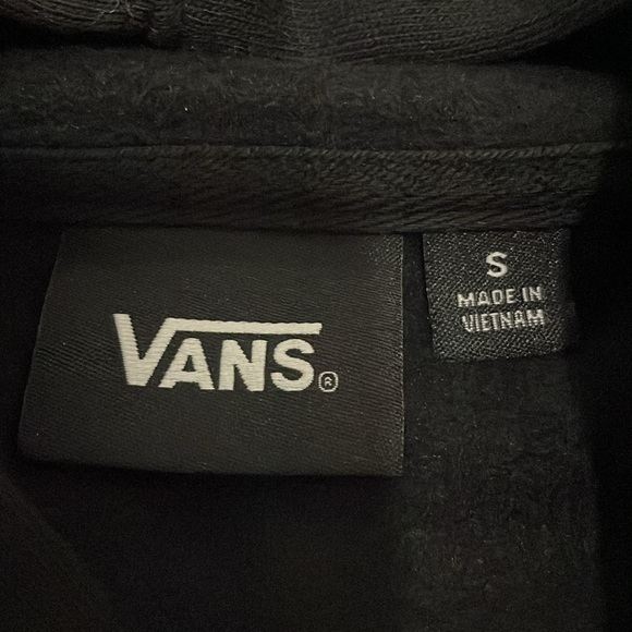 NEW! BLACK AND FLOWERS VANS SWEATSHIRT. SIZE SMALL. BOYS. - Picture 5 of 7